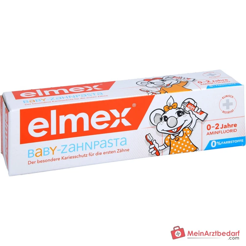elmex Baby-Zahnpasta Olaflur Zahnpasta, 50 ml