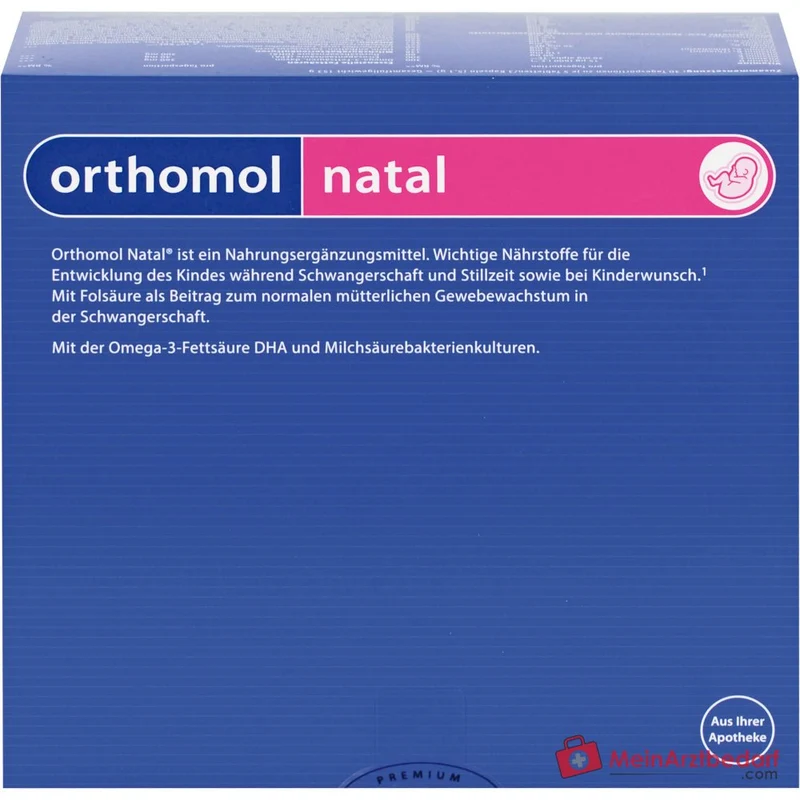 Orthomol Natal Tabletten/Kapseln Kombipackung, 30 Portionen