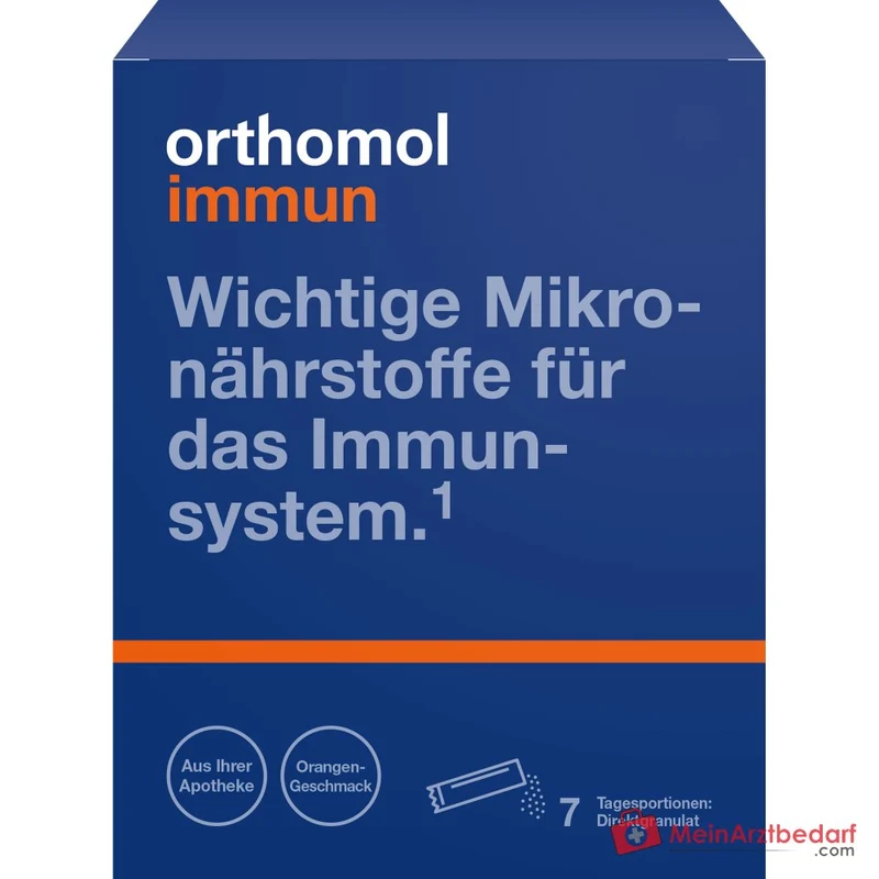 Orthomol Immun Direktgranulat Orange, 7 St.