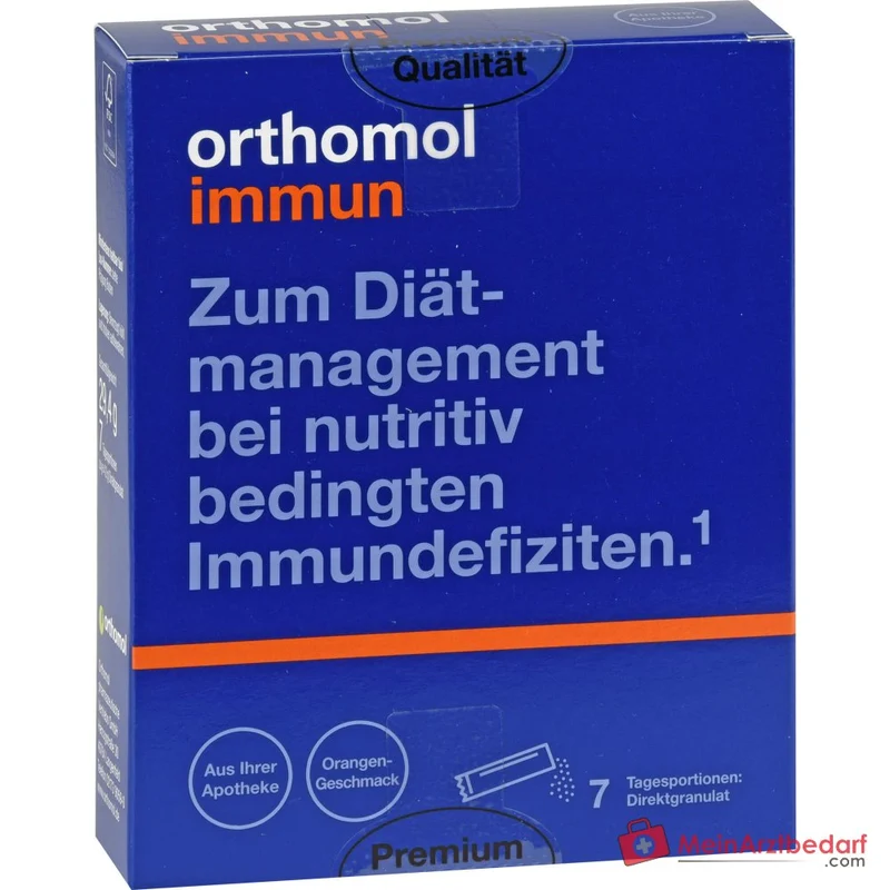 Orthomol Immun Direktgranulat Orange, 7 St.