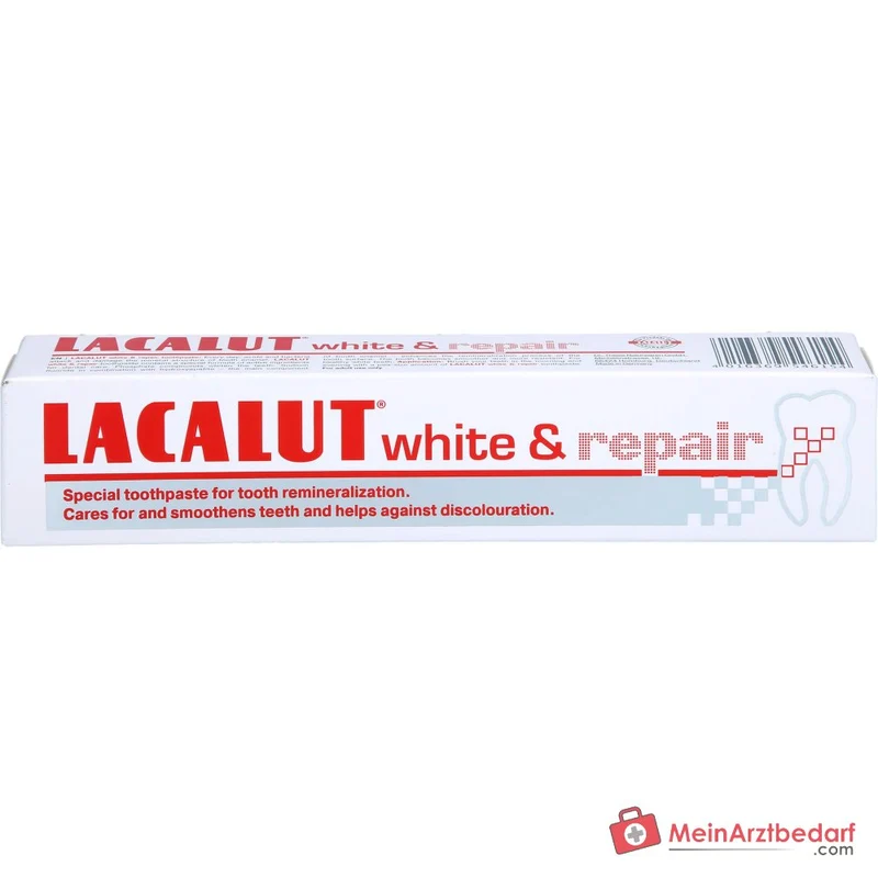 Lacalut white & repair Natriumfluorid / Hydroxylapatit Zahncreme, 75 ml