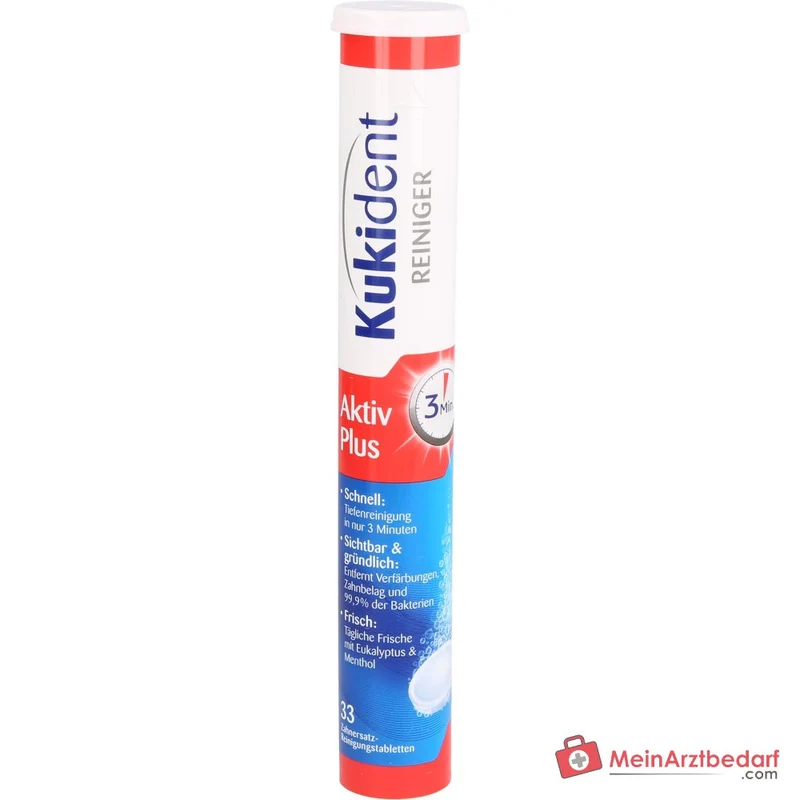 Kukident Aktiv Plus Express Reiniger Tabletten, 99 St.