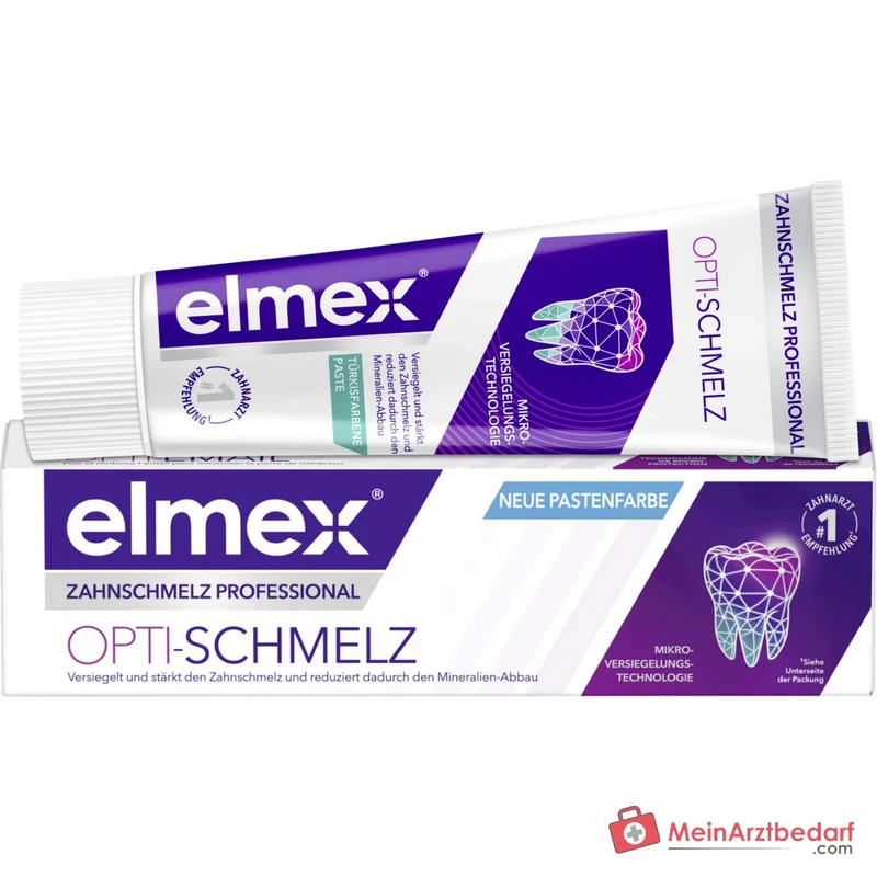 elmex Opti-schmelz Professional Natriumfluorid / Olaflur Zahnpasta, 75 ml