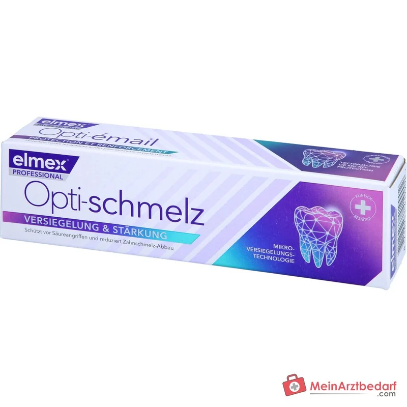 elmex Opti-schmelz Professional Natriumfluorid / Olaflur Zahnpasta, 75 ml