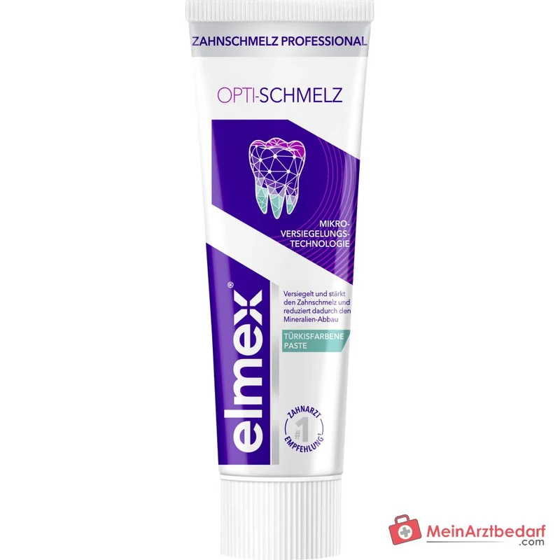 elmex Opti-schmelz Professional Natriumfluorid / Olaflur Zahnpasta, 75 ml