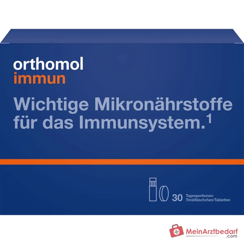 Orthomol Immun Trinkfläschchen mit Tabletten, 30 Stück