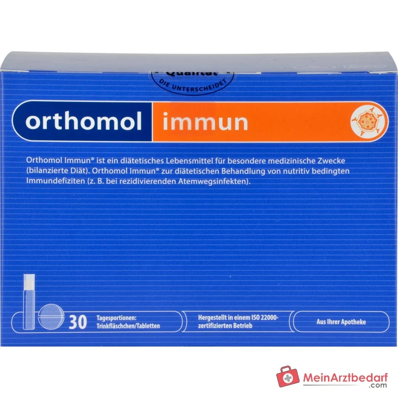 Orthomol Immun Trinkfläschchen mit Tabletten, 30 Stück