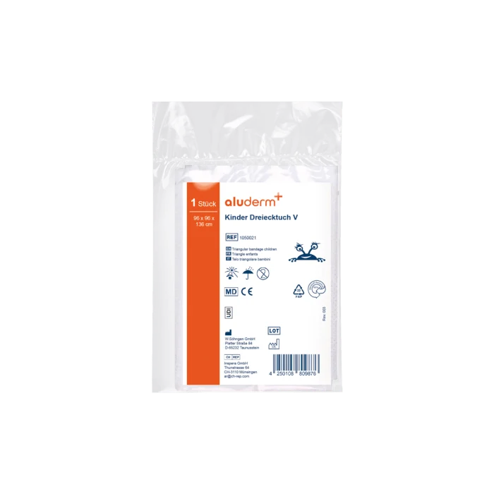 WS-Kinder-Dreiecktuch-V groß 96 x 96 x 136 cm | Packung (1 Stück)