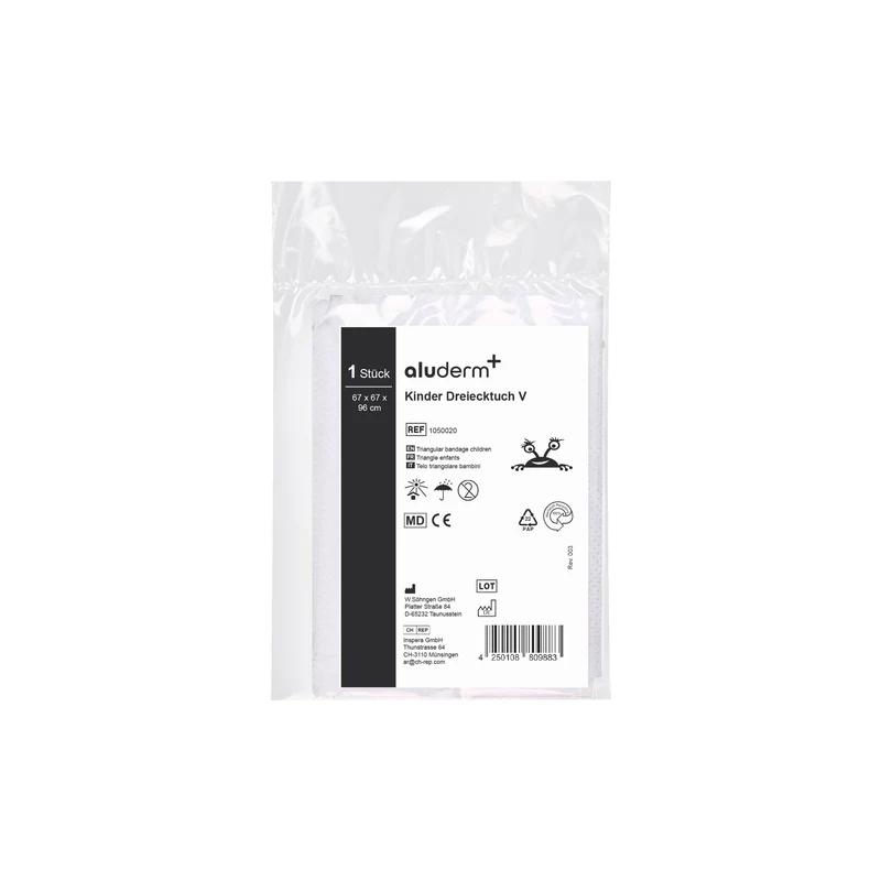 WS-Kinder-Dreiecktuch-V klein 67 x 67 x 96 cm | Packung (1 Stück)
