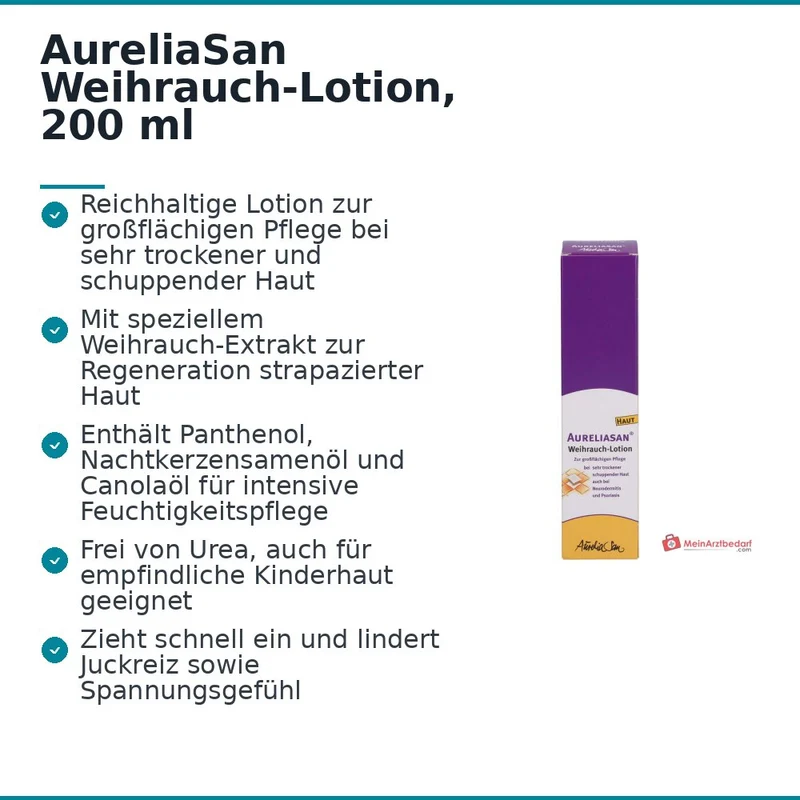 AureliaSan Weihrauch-Lotion, 200 ml