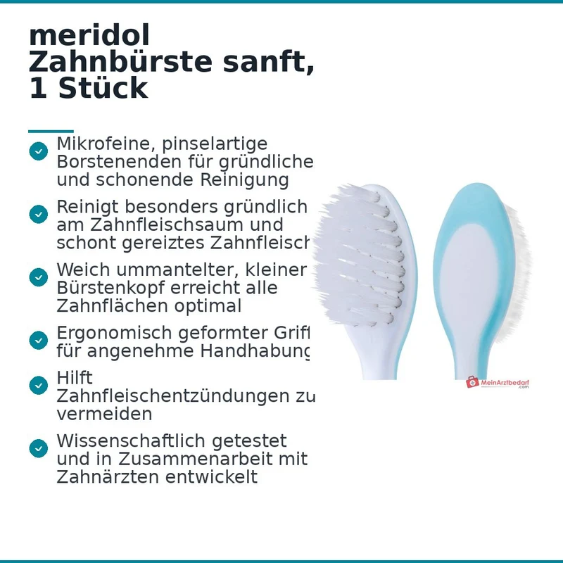meridol Zahnbürste sanft, 1 Stück