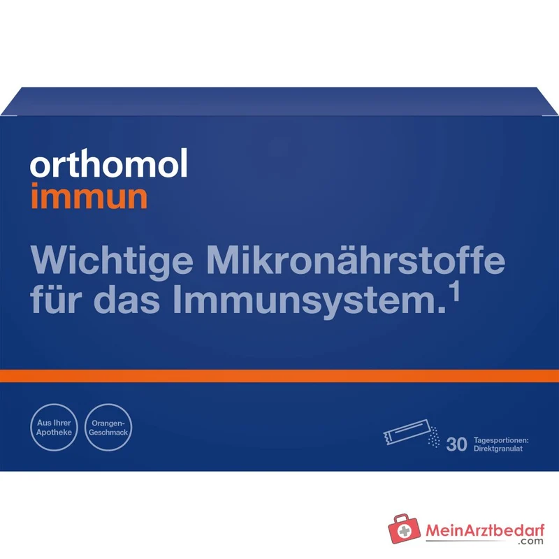 Orthomol Immun Direktgranulat Orange, 30 Stück