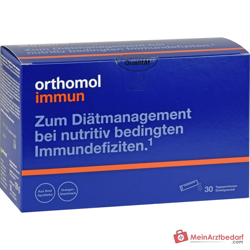Orthomol Immun Direktgranulat Orange, 30 Stück