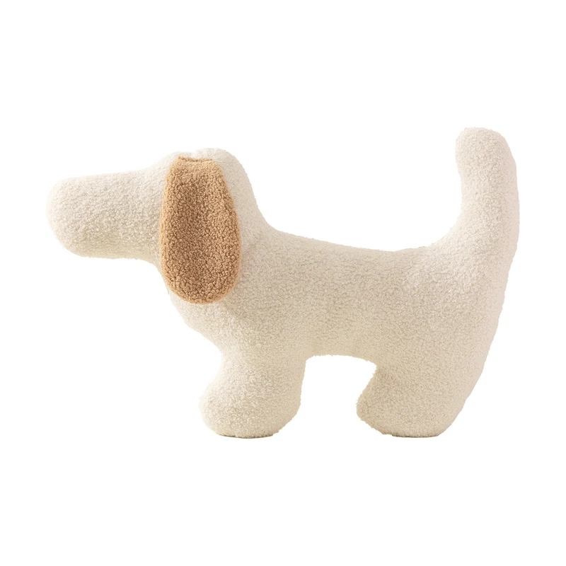 Kuschel-Teddykissen aus Bouclé mit ergonomischer Rückenstütze
