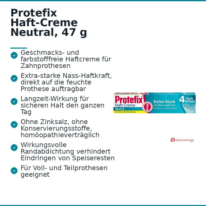 Protefix Haft-Creme Neutral, 47 g