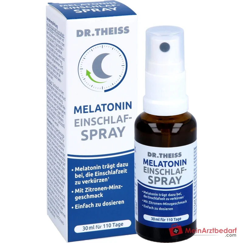 Dr. Theiss Melatonin Einschlaf-Spray Melatonin / Passionsblumenextrakt Mundspray, 30 ml