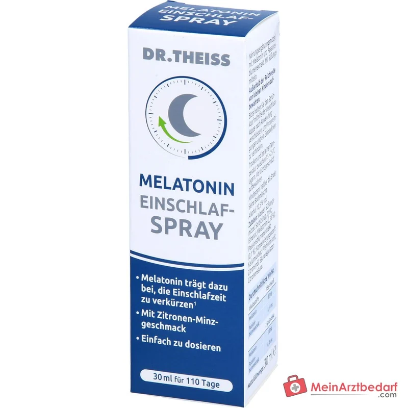 Dr. Theiss Melatonin Einschlaf-Spray Melatonin / Passionsblumenextrakt Mundspray, 30 ml