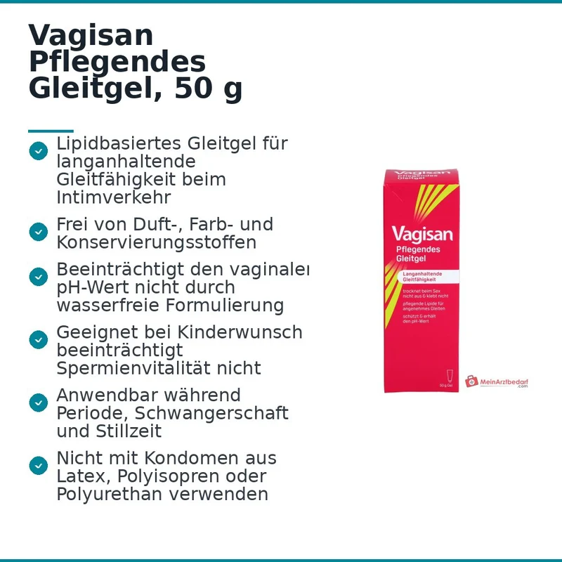 Vagisan Pflegendes Gleitgel, 50 g