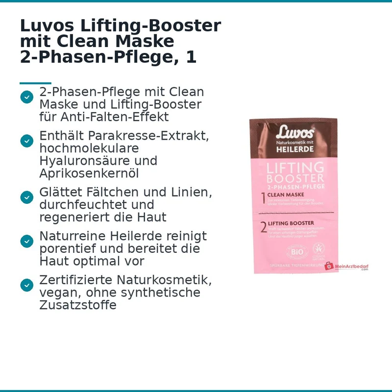 Luvos Lifting-Booster mit Clean Maske 2-Phasen-Pflege, 1 Stück