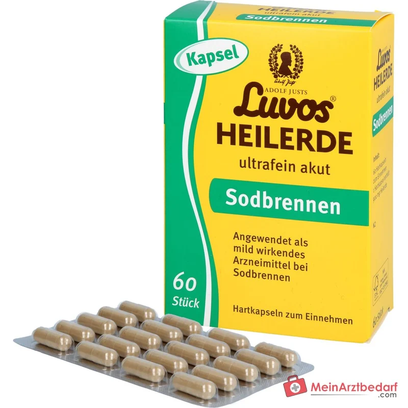 Luvos Heilerde ultrafein akut Sodbrennen Kapseln, 60 St.
