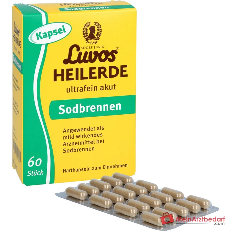 Luvos Heilerde ultrafein akut Sodbrennen Kapseln, 60 St.