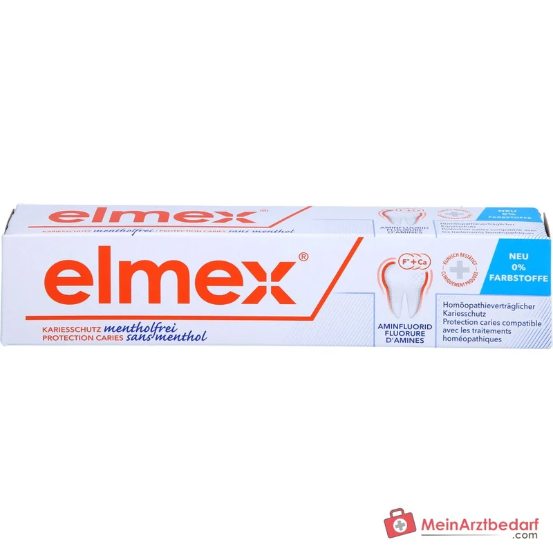 elmex mentholfrei Zahnpasta, 75 ml
