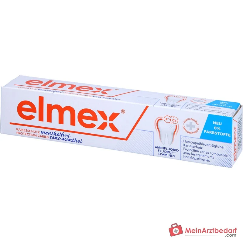 elmex mentholfrei Zahnpasta, 75 ml