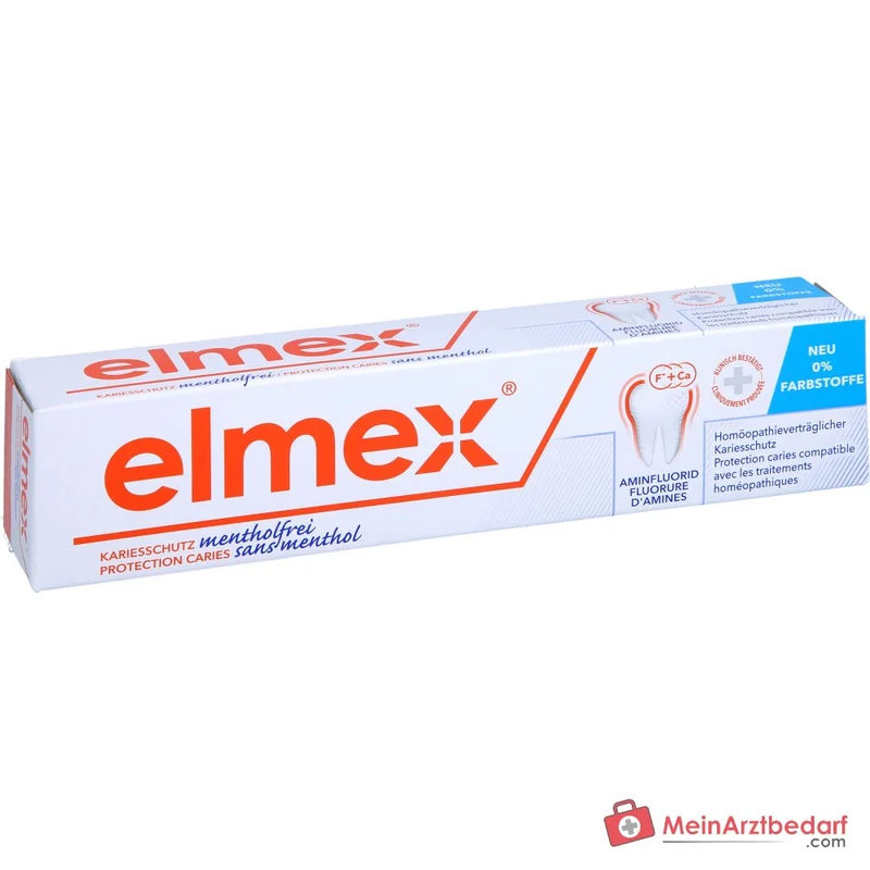 elmex mentholfrei Zahnpasta, 75 ml