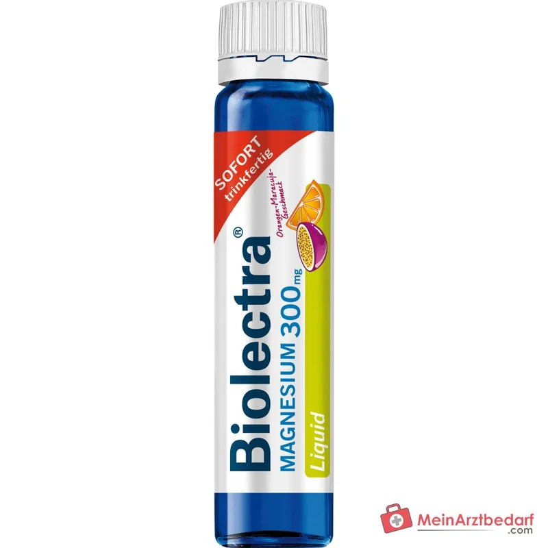 Biolectra Magnesium 300 mg Liquid Magnesiumcitrat Trinkfläschchen, 28 St.