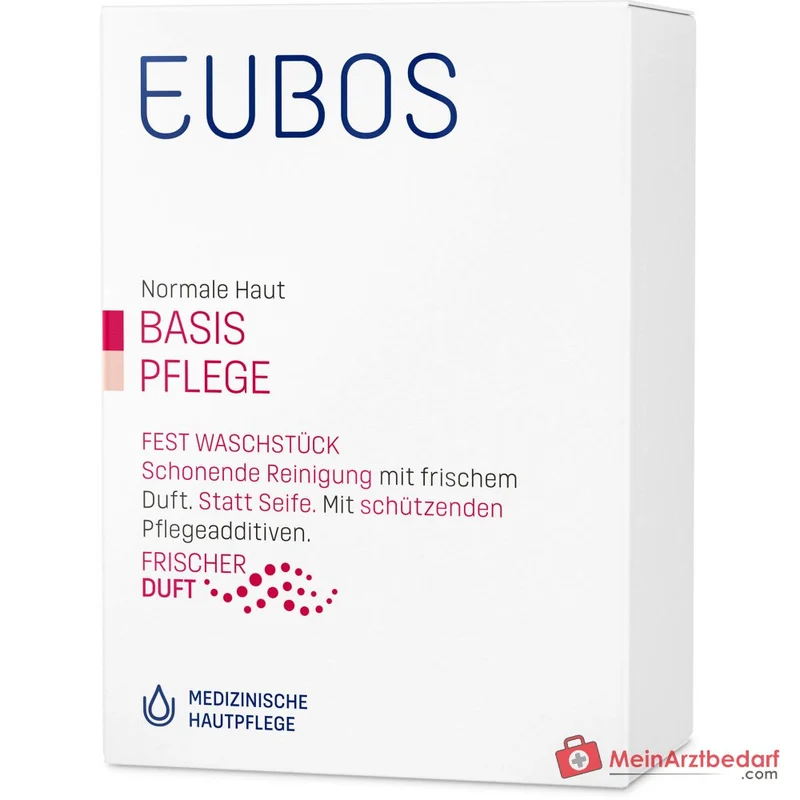 Eubos Basis Pflege Fest Waschstück Rot Allantoin Seife, 125 g