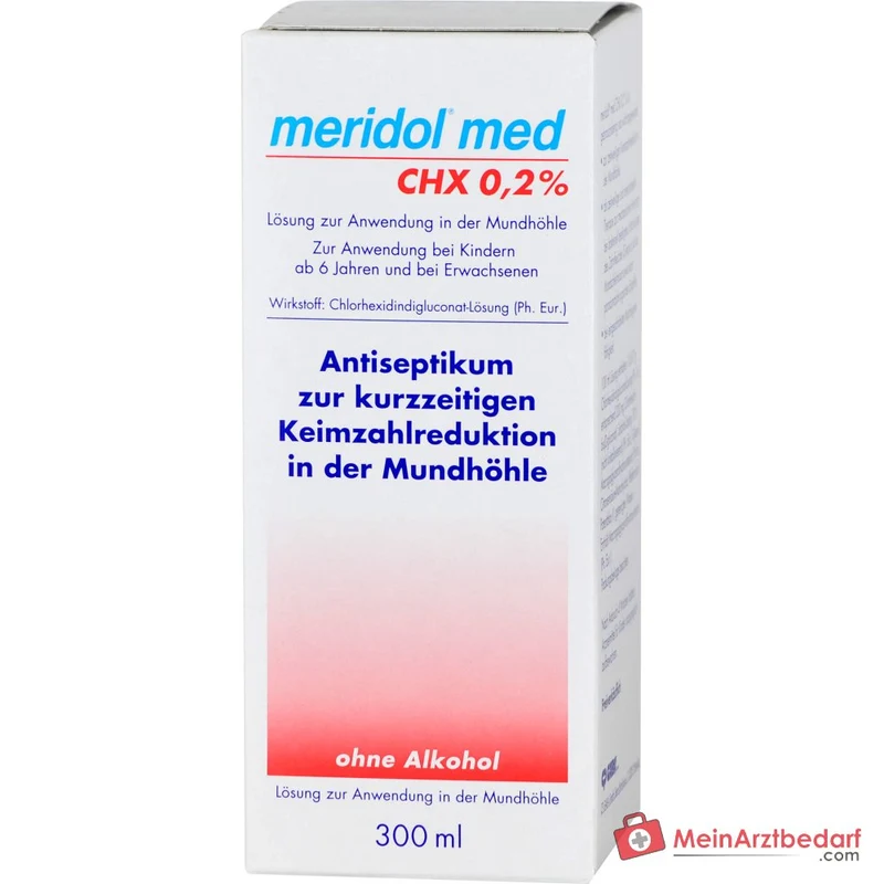 meridol med CHX 0,2% Mundspülung, 300 ml