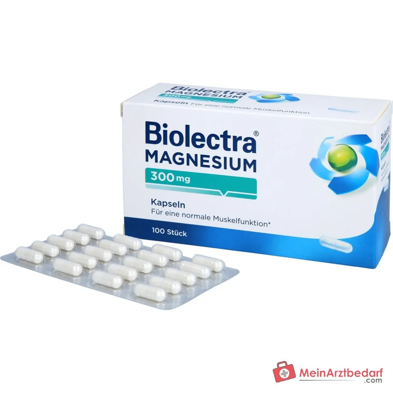 Biolectra Magnesium Magnesiumoxid Kapseln, 100 St.