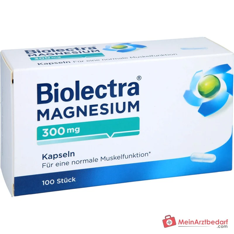 Biolectra Magnesium Magnesiumoxid Kapseln, 100 St.