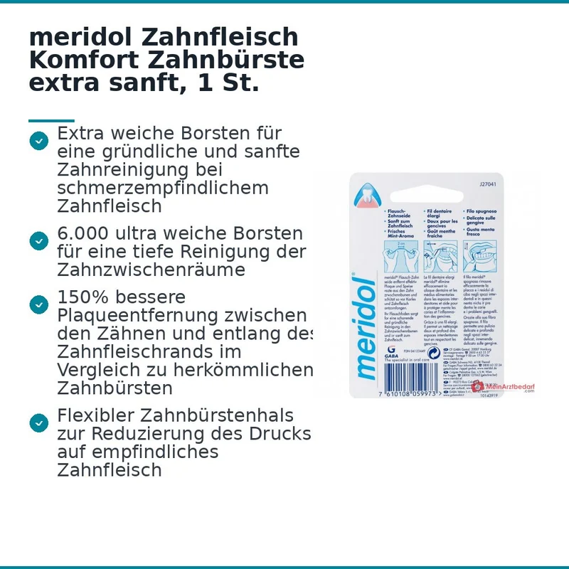 meridol Zahnfleisch Komfort Zahnbürste extra sanft, 1 St.