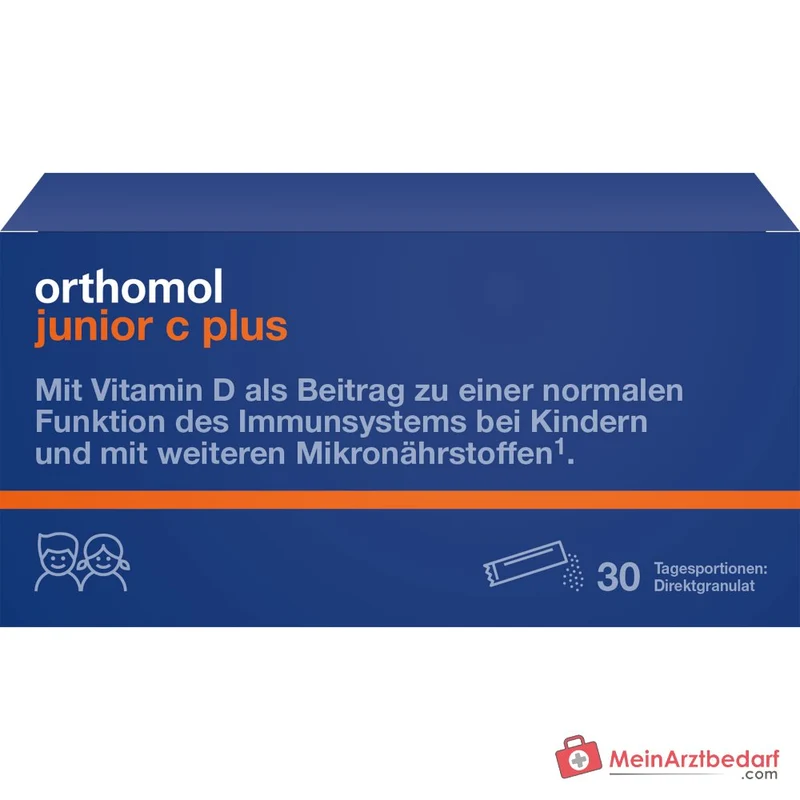 Orthomol junior C plus Direktgranulat Himbeer-Limette, 30 Beutel