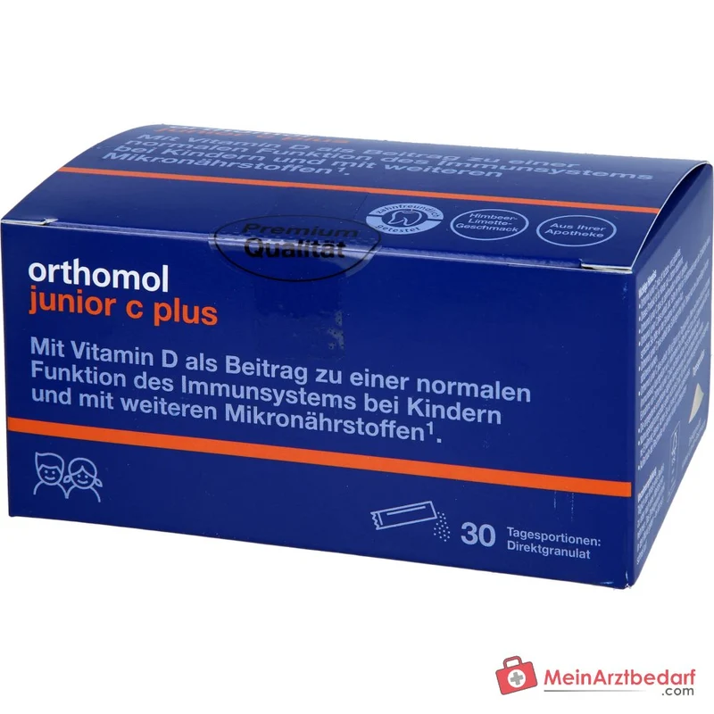 Orthomol junior C plus Direktgranulat Himbeer-Limette, 30 Beutel