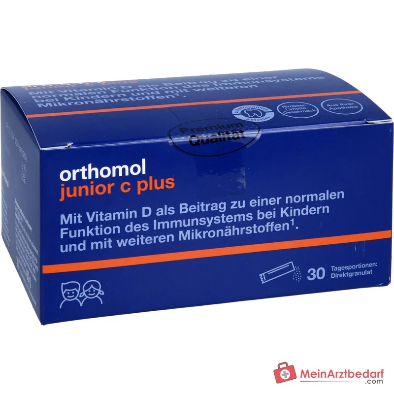 Orthomol junior C plus Direktgranulat Himbeer-Limette, 30 Beutel