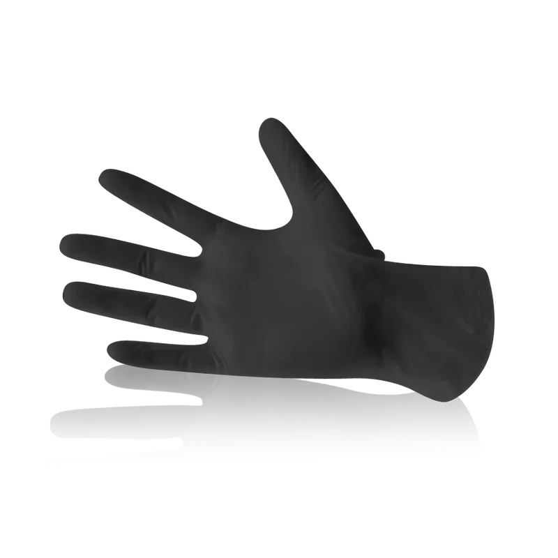 BAEHR Handschuhe Nitril schwarz, latexfrei, 1 Pack (100 Stk.)