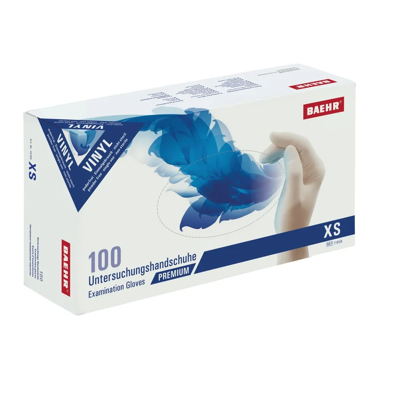 BAEHR Handschuhe Vinyl, 1 Pack (100 Stk.)