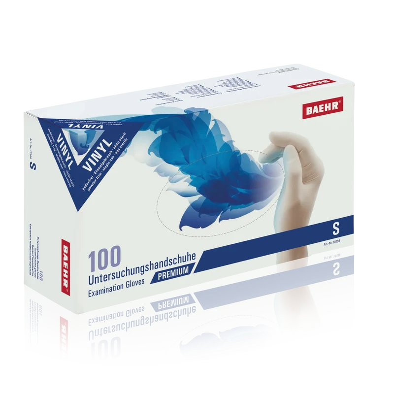 BAEHR Handschuhe Vinyl, 1 Pack (100 Stk.)