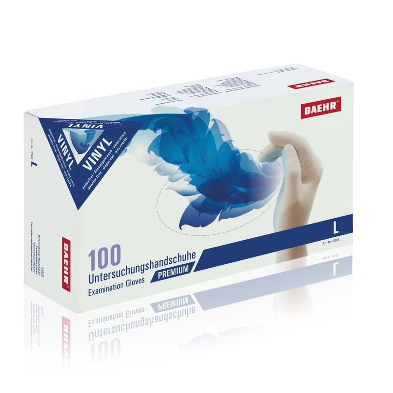 BAEHR Handschuhe Vinyl, 1 Pack (100 Stk.)