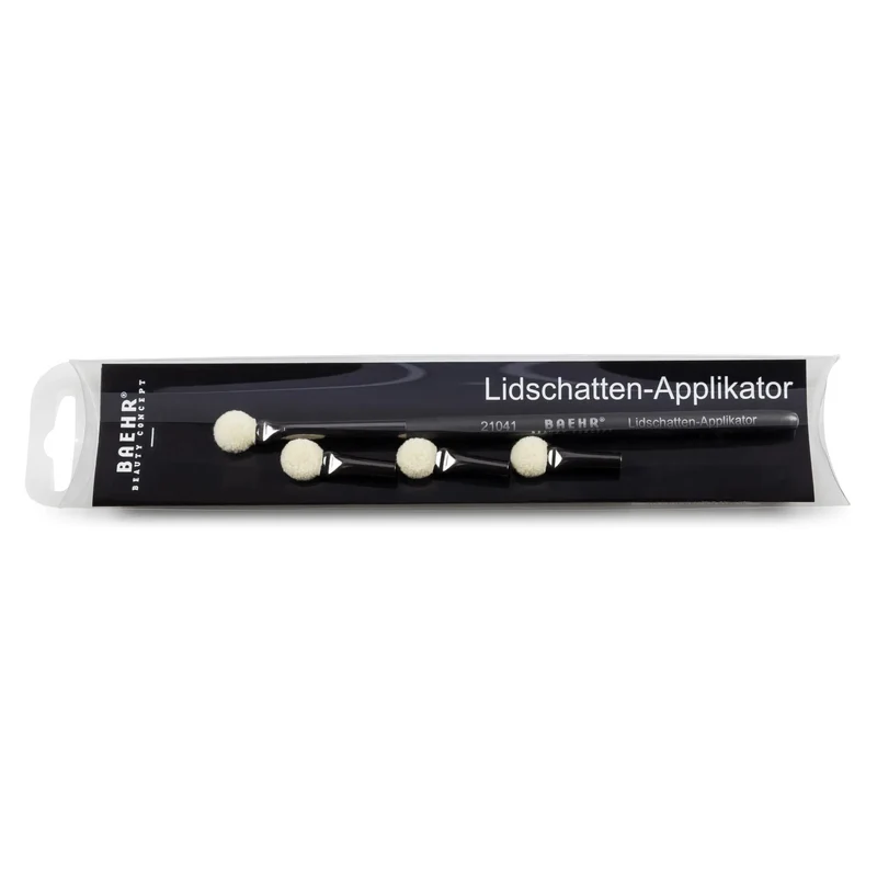 BAEHR Lidschatten-Applikator mit 3 Ersatzköpfen