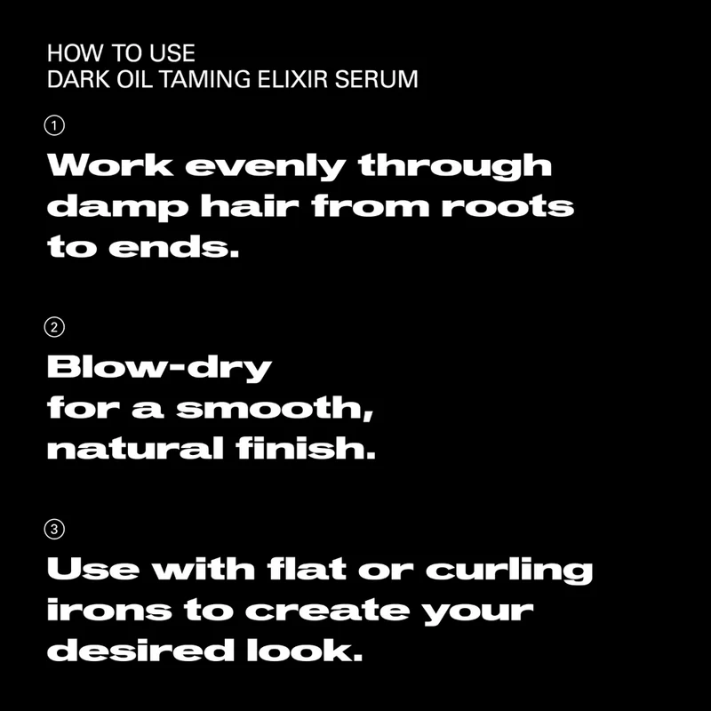 Sebastian Professional Dunkles Öl Zähmendes Elixier Serum 140ml