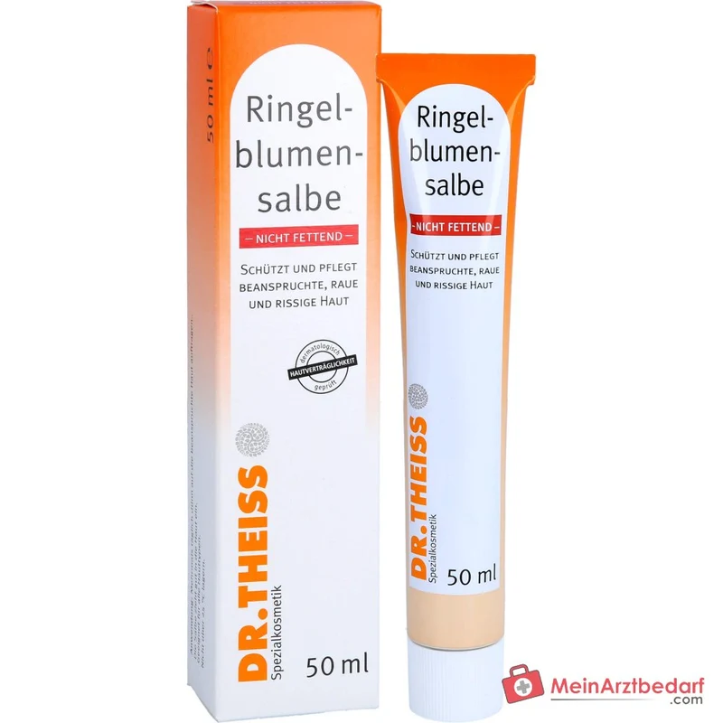 Dr. Theiss Ringelblumen-Salbe nicht fettend Calendula Officinalis Extrakt Salbe, 50 ml