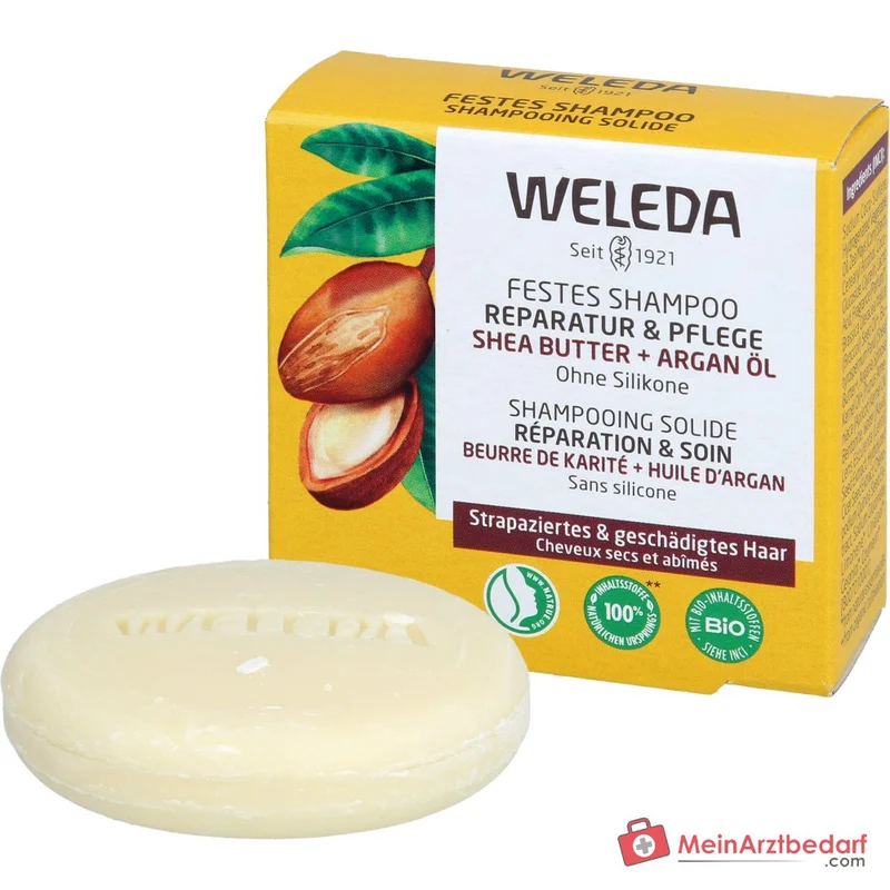 Weleda Festes Shampoo Reparatur & Pflege, 50 g