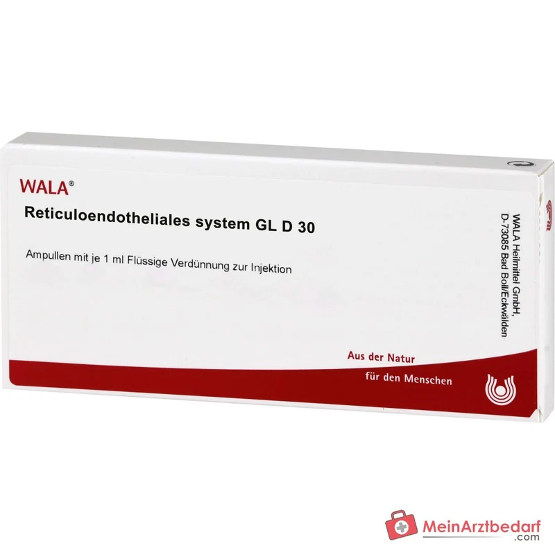WALA Reticuloendotheliales System Gl D30 Ampullen, 10 x 1 ml