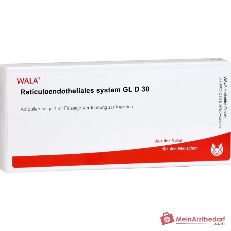 WALA Reticuloendotheliales System Gl D30 Ampullen, 10 x 1 ml