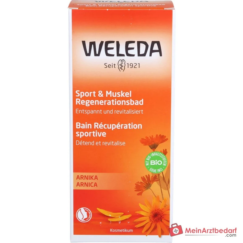 Weleda Sport & Muskel Regenerationsbad Arnika Badezusatz, 200 ml