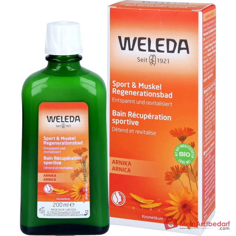 Weleda Sport & Muskel Regenerationsbad Arnika Badezusatz, 200 ml