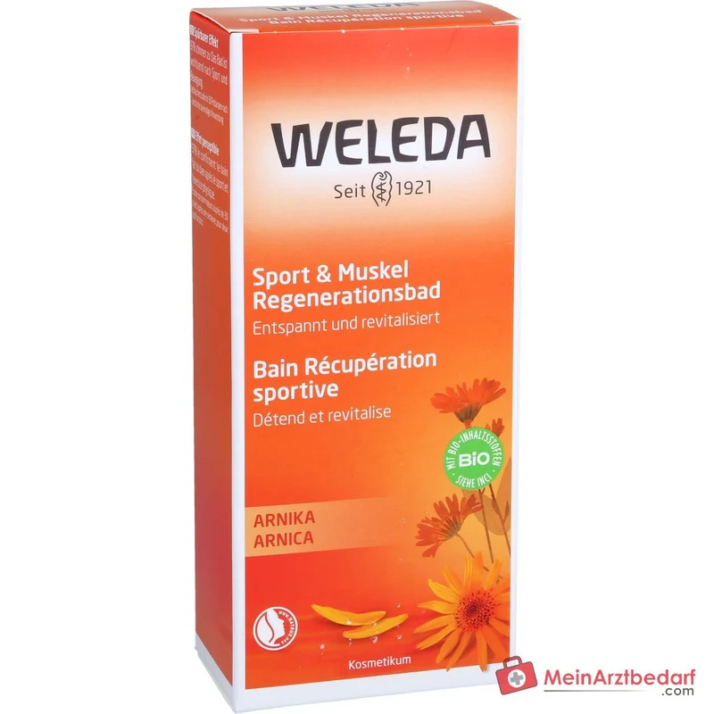 Weleda Sport & Muskel Regenerationsbad Arnika Badezusatz, 200 ml